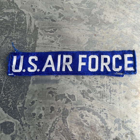 U.S. AIR FORCE blue tape patch, vintage - Picture 1 of 11
